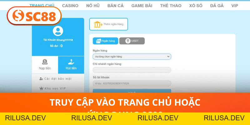 Rút Tiền SC88 - Hướng Dẫn Chi Tiết Từ A Đến Z Cho Bạn - rilusa